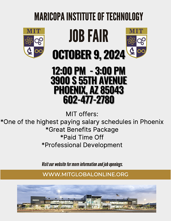 MIT Job Fair flyer